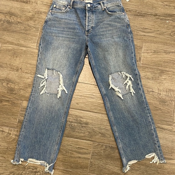 We The Free Denim - We the Free/ free people Maggie mid rise jeans straight leg size 29/8